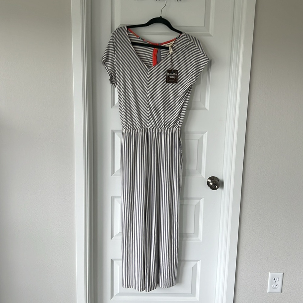 Matilda Jane Stripes All Day Romper Size XS